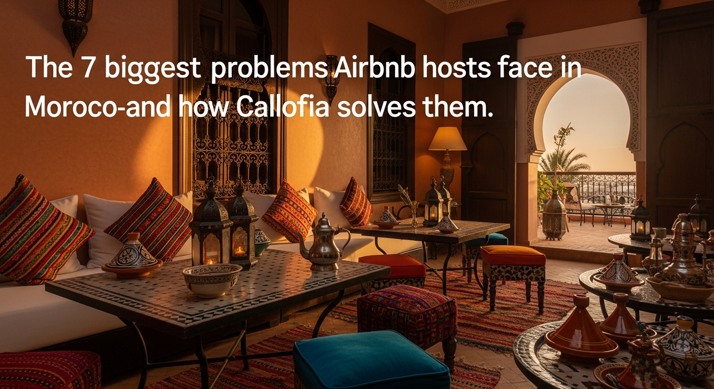 The 7 biggest problems Airbnb hosts face in Morocco — and how Callofia solves them